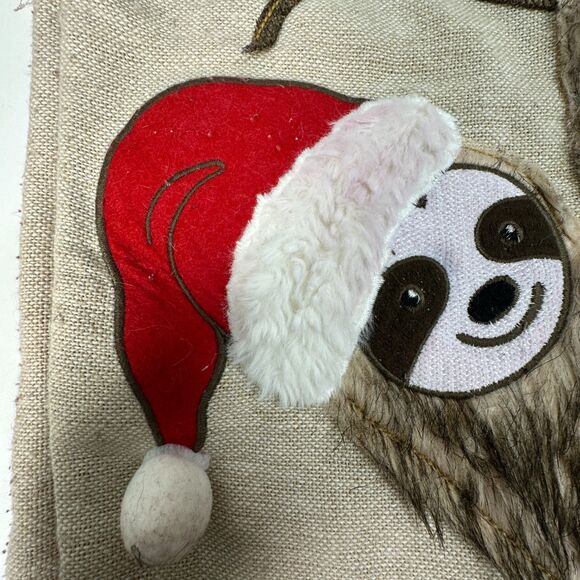 Pier 1 Home Sloth Christmas Holiday Pillow Cover Set of 2 - NO Insert - Picture 4 of 5